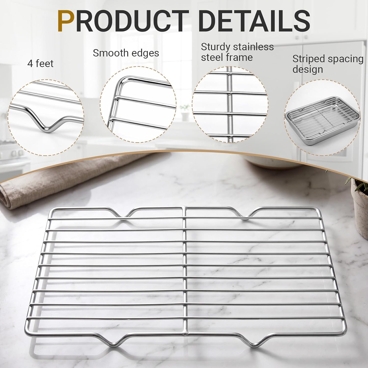 Набор из 2 решеток для охлажде – обзор и цена Cooling Rack Wire