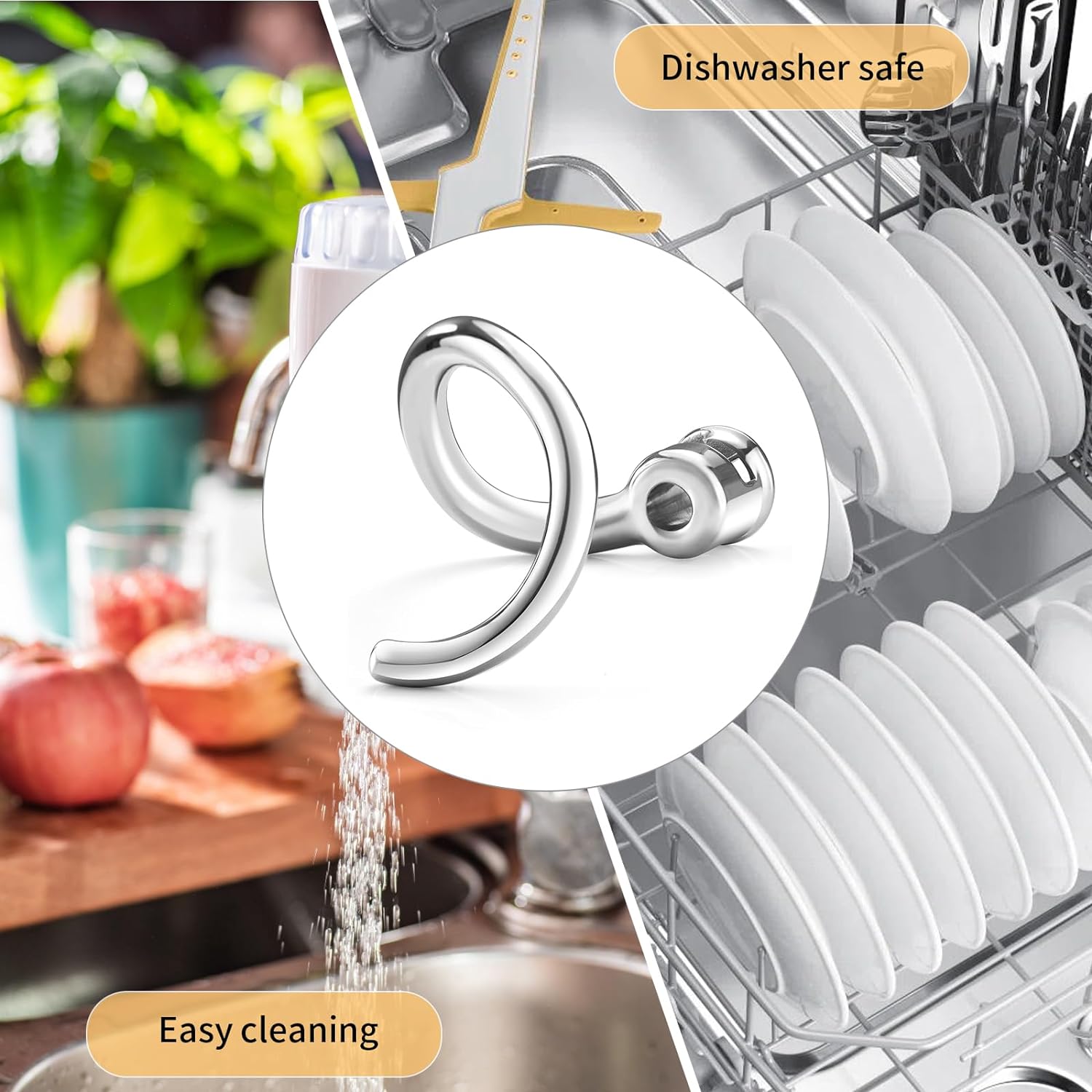 Крючок для теста из нержавеюще – обзор и цена Kitchen Aid Baking Bread